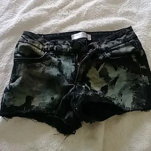 Tie dye shorts